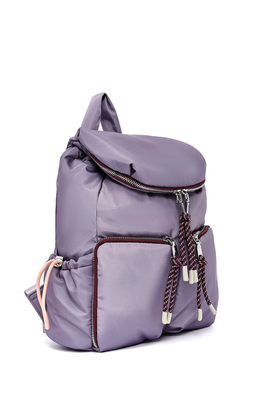 Women's Lilac Fabric Backpack