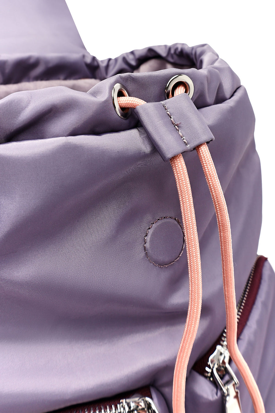 Women's Lilac Fabric Backpack