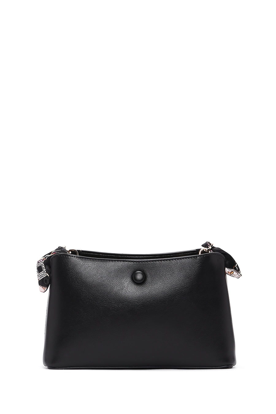 Women's Black Long Strap Shoulder Bag