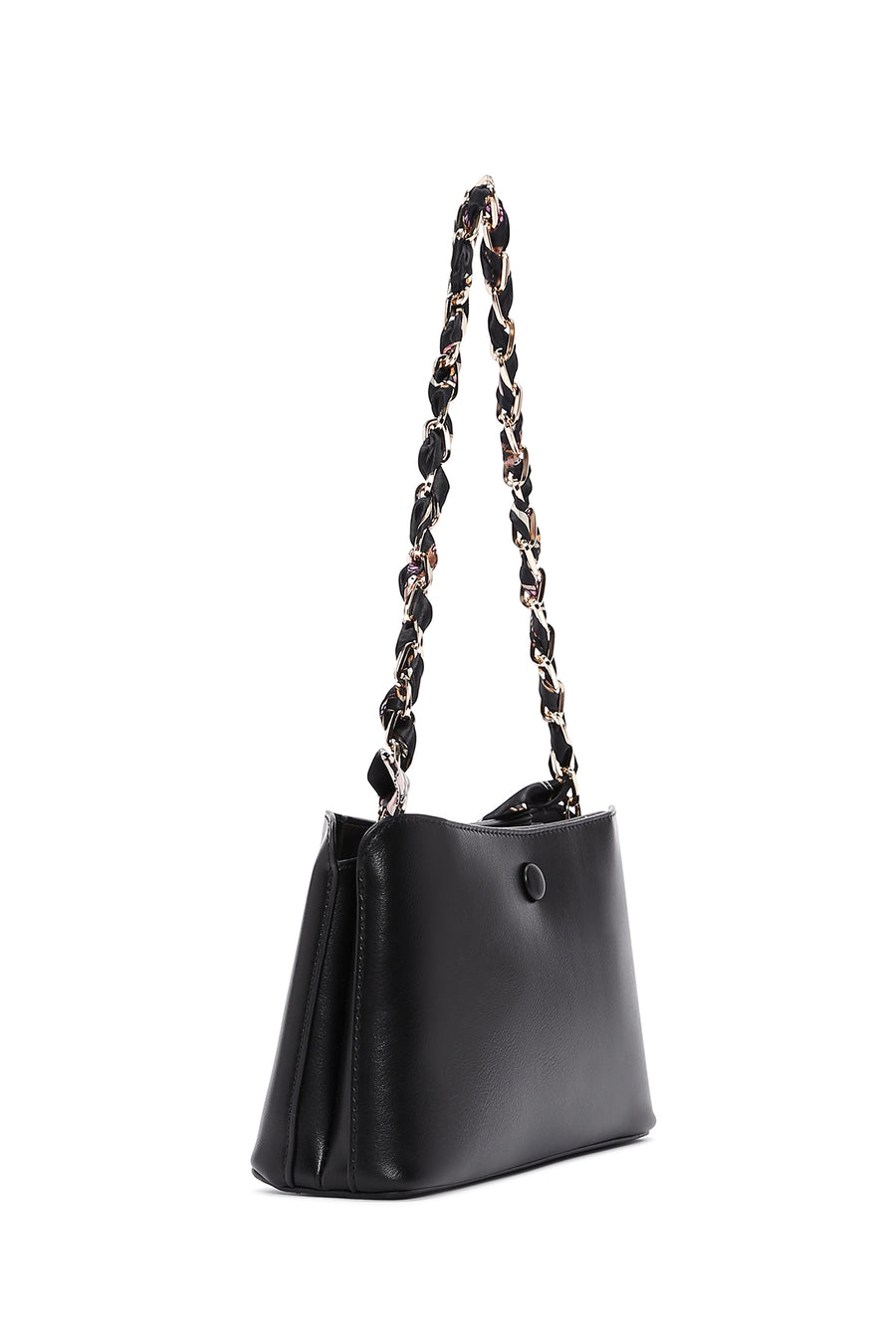 Women's Black Long Strap Shoulder Bag