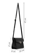 Women's Black Long Strap Crossbody Bag | Derimod