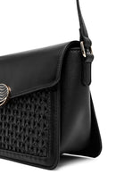 Women's Black Long Strap Crossbody Bag | Derimod
