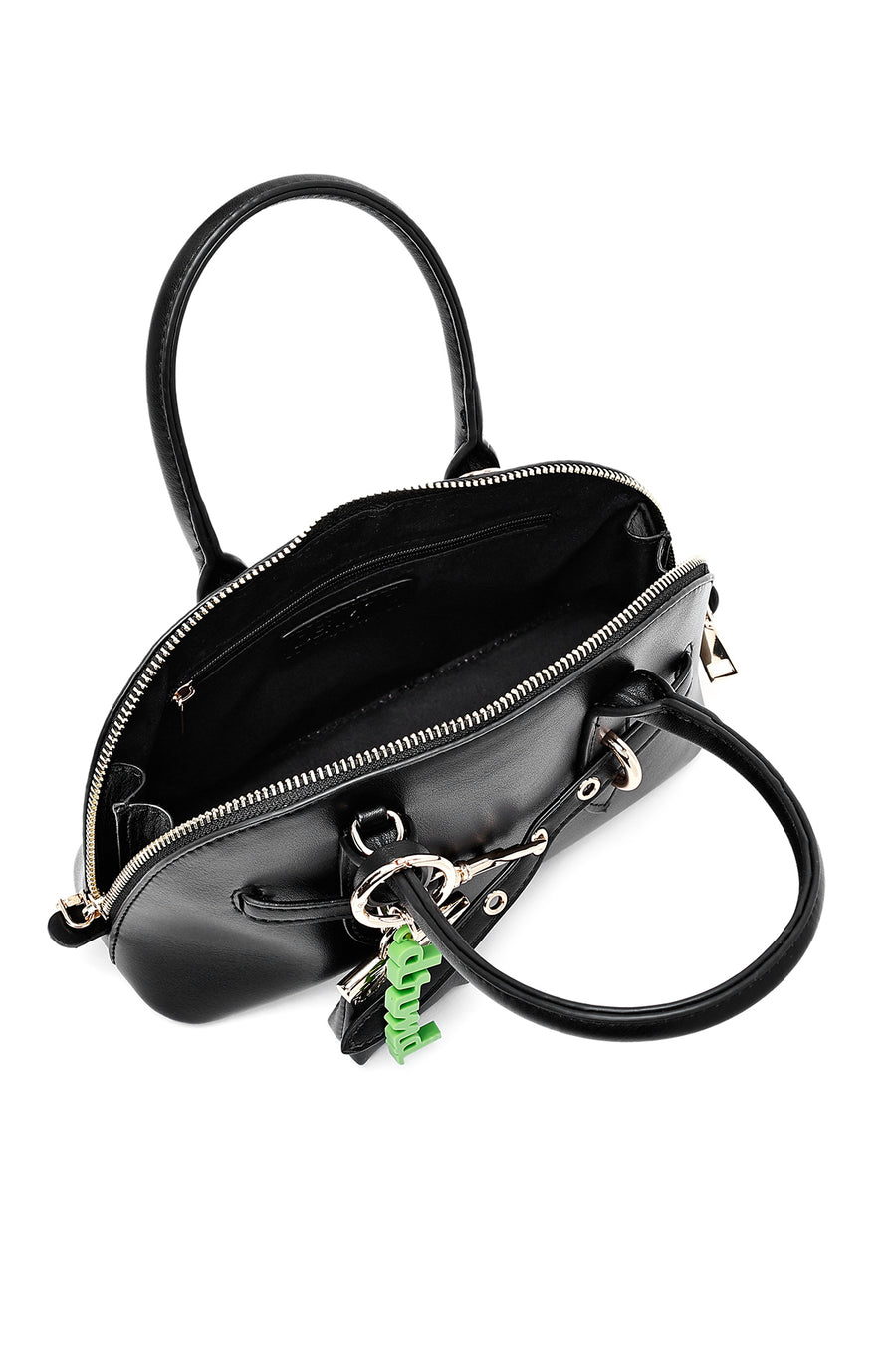 Women's Black Long Strap Accessory Mini Handbag