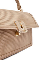 Women's Mink Long Strap Printed Crossbody Bag | Derimod