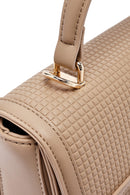 Women's Mink Long Strap Printed Crossbody Bag | Derimod