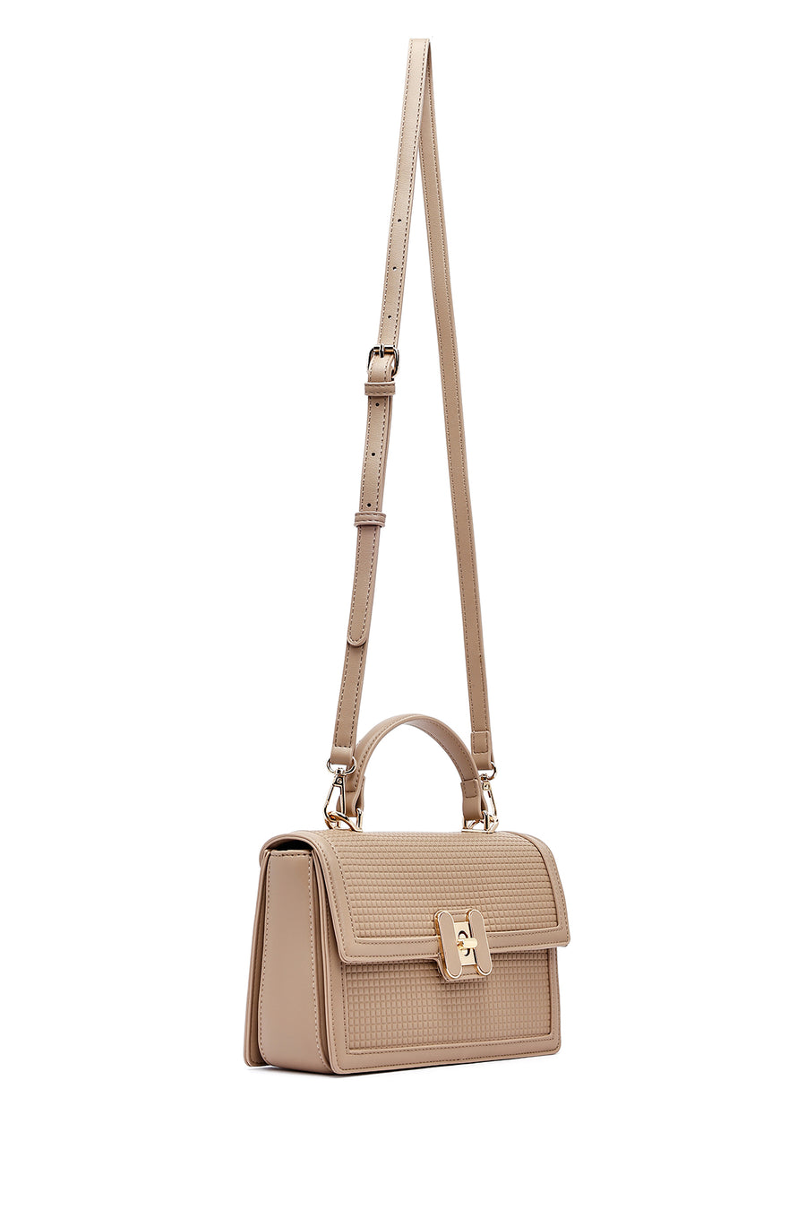 Women's Mink Long Strap Printed Crossbody Bag