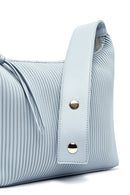 Women's Blue Long Strap Accessory Detailed Printed Handbag | Derimod