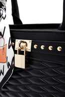 Women's Black Long Strap Quilted Handbag | Derimod