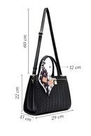 Women's Black Long Strap Quilted Handbag | Derimod