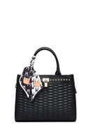 Women's Black Long Strap Quilted Handbag | Derimod