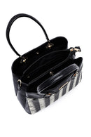 Women's Black Long Strap Knitted Shoulder Bag | Derimod