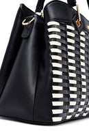 Women's Black Long Strap Knitted Shoulder Bag | Derimod