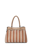 Women's Beige Long Strap Knitted Shoulder Bag | Derimod