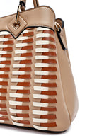 Women's Beige Long Strap Knitted Shoulder Bag | Derimod