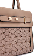 Women's Mink Long Strap Knitted Classic Shoulder Bag | Derimod