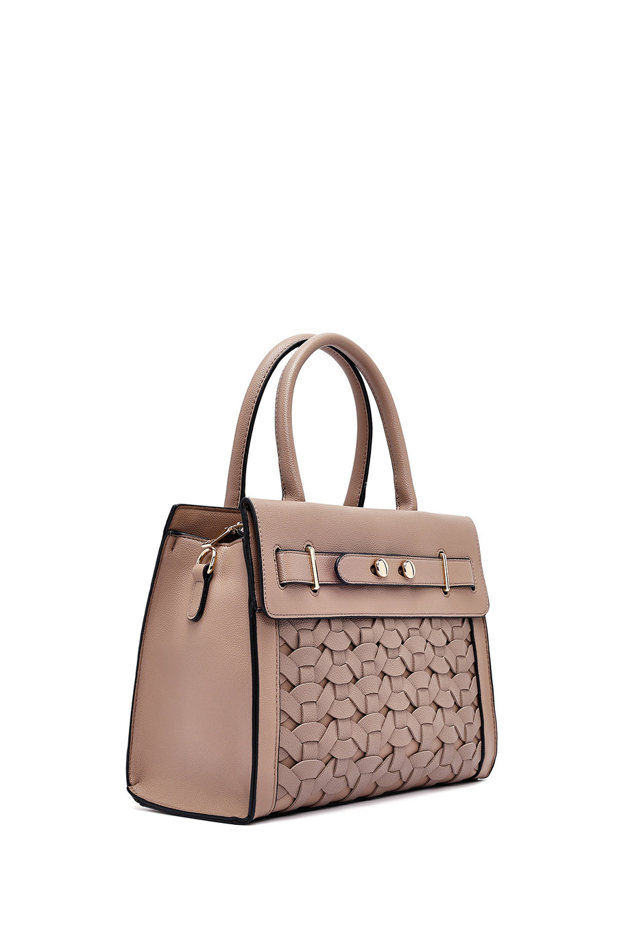 Women's Mink Long Strap Knitted Classic Shoulder Bag