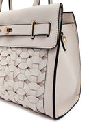 Women's Cream Long Strap Knitted Classic Handbag | Derimod