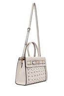 Women's Cream Long Strap Knitted Classic Handbag | Derimod