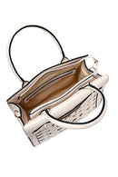 Women's Cream Long Strap Knitted Classic Handbag | Derimod