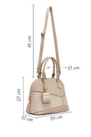 Women's Beige Long Strap Classic Handbag | Derimod