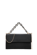 Women's Black Long Strap Mini Clutch Bag | Derimod
