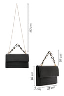 Women's Black Long Strap Mini Clutch Bag | Derimod