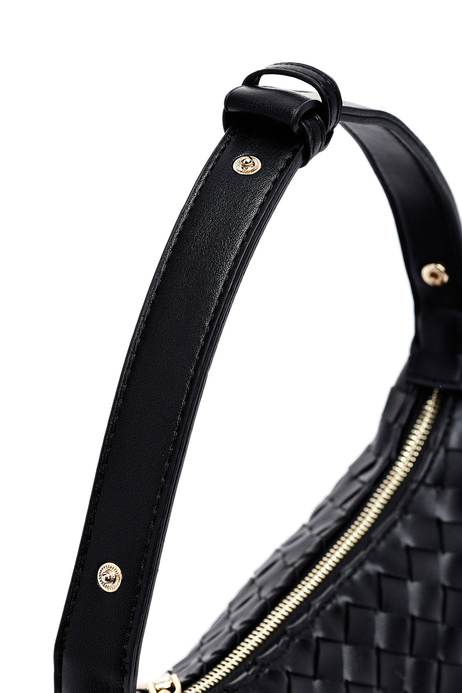 Women's Black Accessory Knitted Mini Handbag