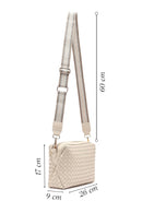 Women's Cream Knitted Crossbody Bag | Derimod