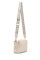 Women's Cream Knitted Crossbody Bag | Derimod