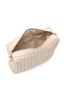 Women's Cream Knitted Crossbody Bag | Derimod