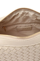 Women's Cream Knitted Crossbody Bag | Derimod