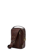 Men's Brown Mini Crossbody Bag | Derimod