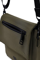 Male Khaki Mini Messenger Bag | Derimod