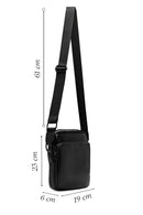 Men's Black Messenger Bag | Derimod
