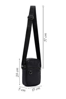 Men's Black Messenger Bag | Derimod