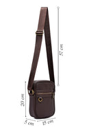 Men's Brown Messenger Bag | Derimod