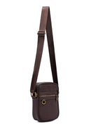 Men's Brown Messenger Bag | Derimod