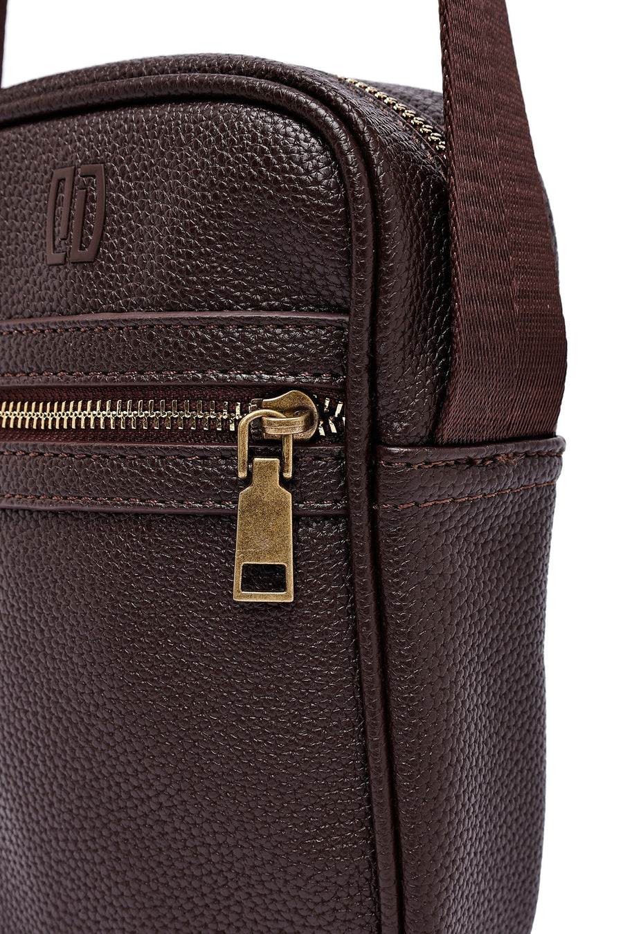 Men's Brown Messenger Bag