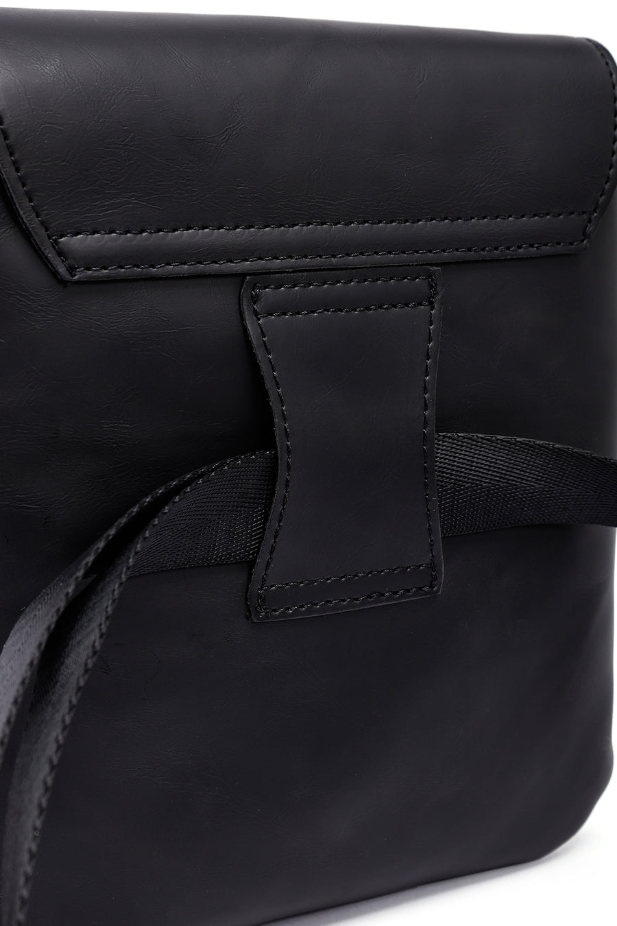 Men's Black Messenger Bag