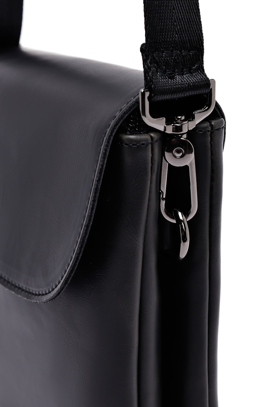 Men's Black Messenger Bag