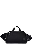 Men's Black Fabric Mini Waist Bag | Derimod