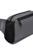 Men's Gray Fabric Mini Waist Bag | Derimod