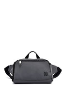Men's Gray Fabric Mini Waist Bag | Derimod