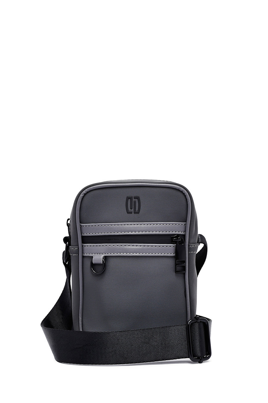 Men's Gray Mini Fabric Messenger Bag 25SBD30116F | Derimod