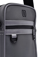 Men's Gray Mini Fabric Messenger Bag | Derimod