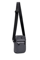 Men's Gray Mini Fabric Messenger Bag | Derimod