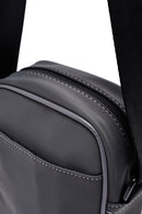 Men's Gray Mini Fabric Messenger Bag | Derimod