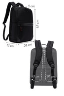 D-Pack Unisex Black Fabric Backpack | Derimod