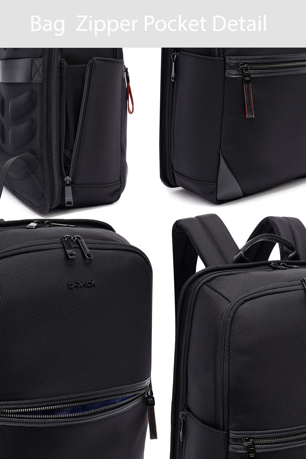 D-Pack Unisex Siyah Kumaş Sırt Çantası