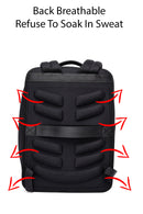 D-Pack Unisex Black Fabric Backpack | Derimod